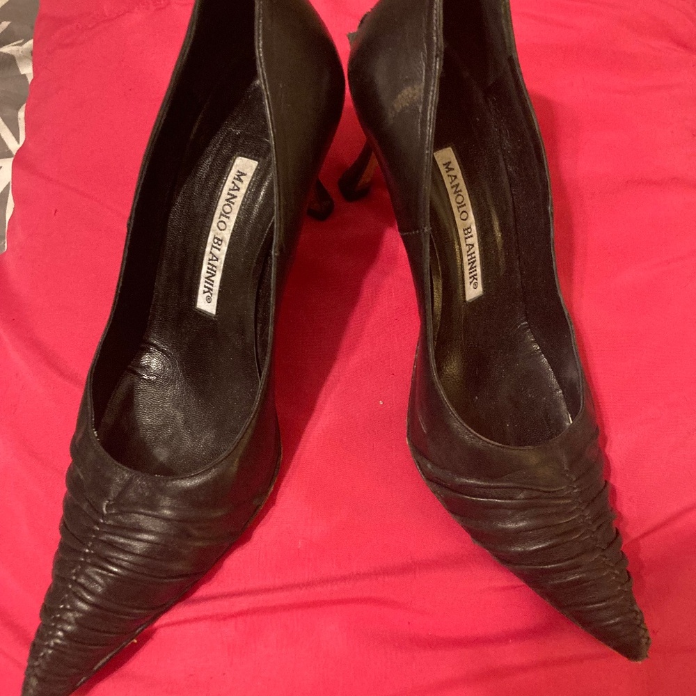Black Molina Blanik Heels